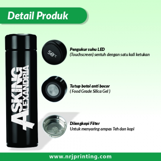 Termos Tumbler LED 500 ML